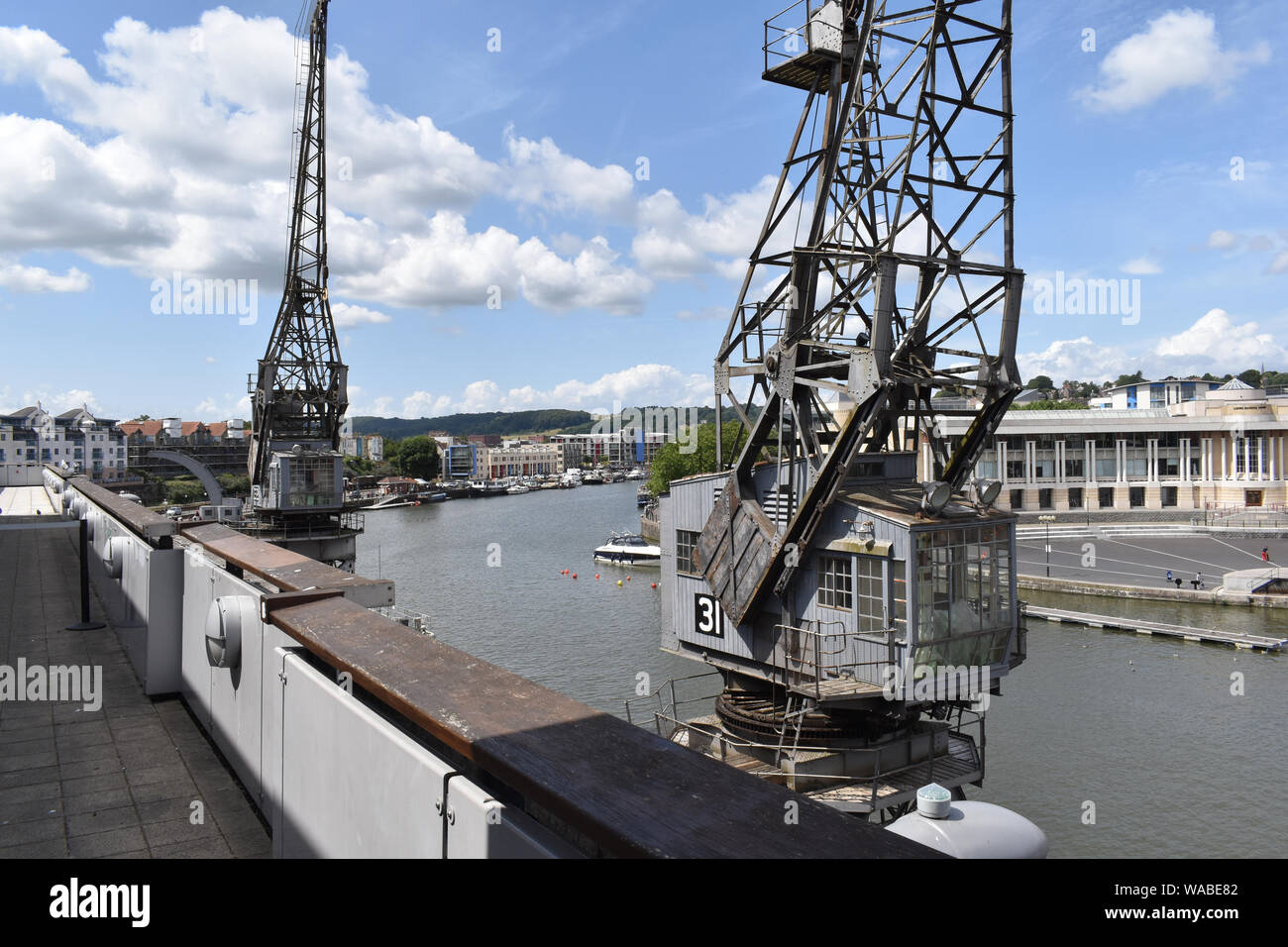 Dock di Bristol, Regno Unito Foto Stock