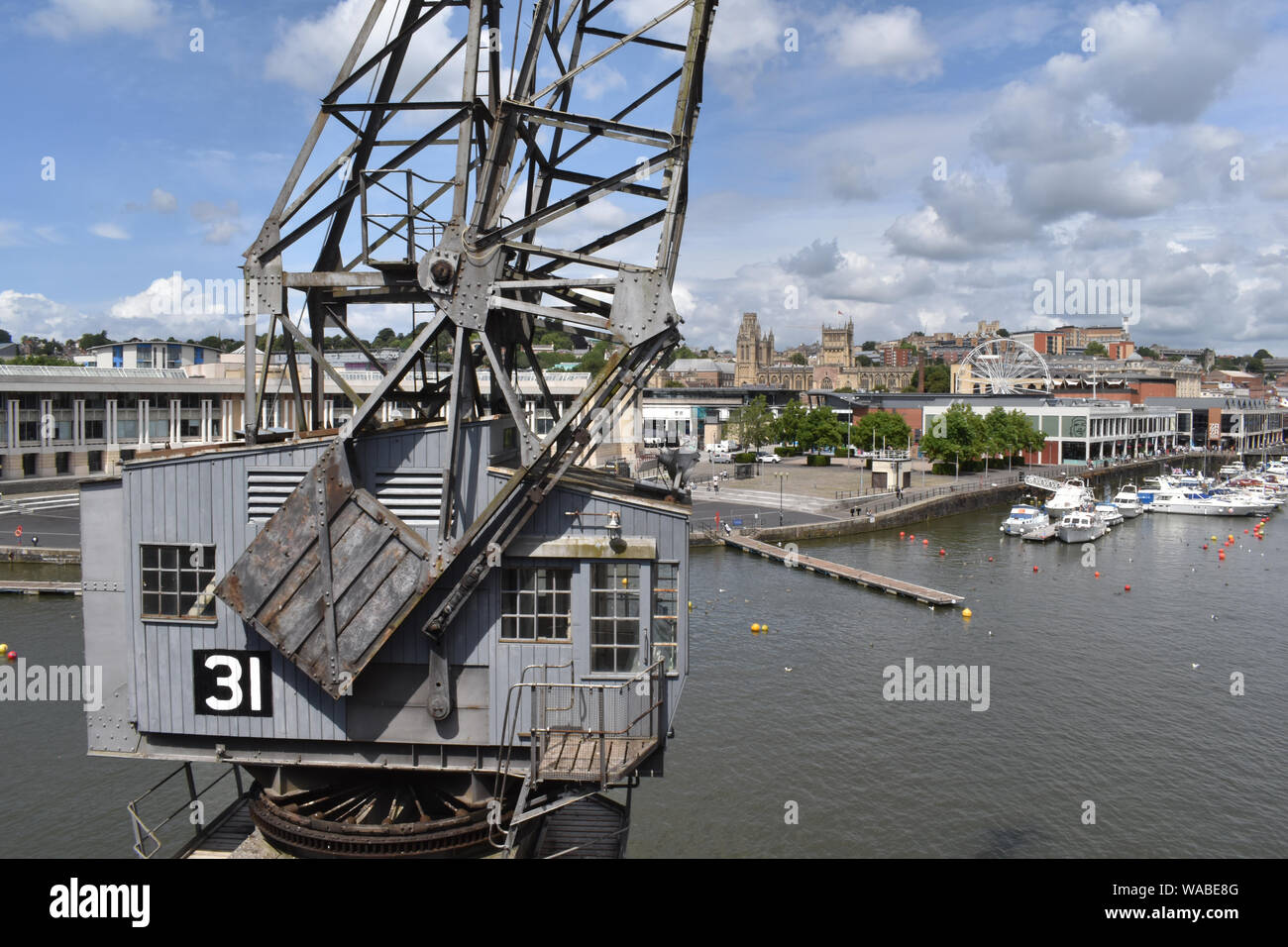 Dock di Bristol, Regno Unito Foto Stock