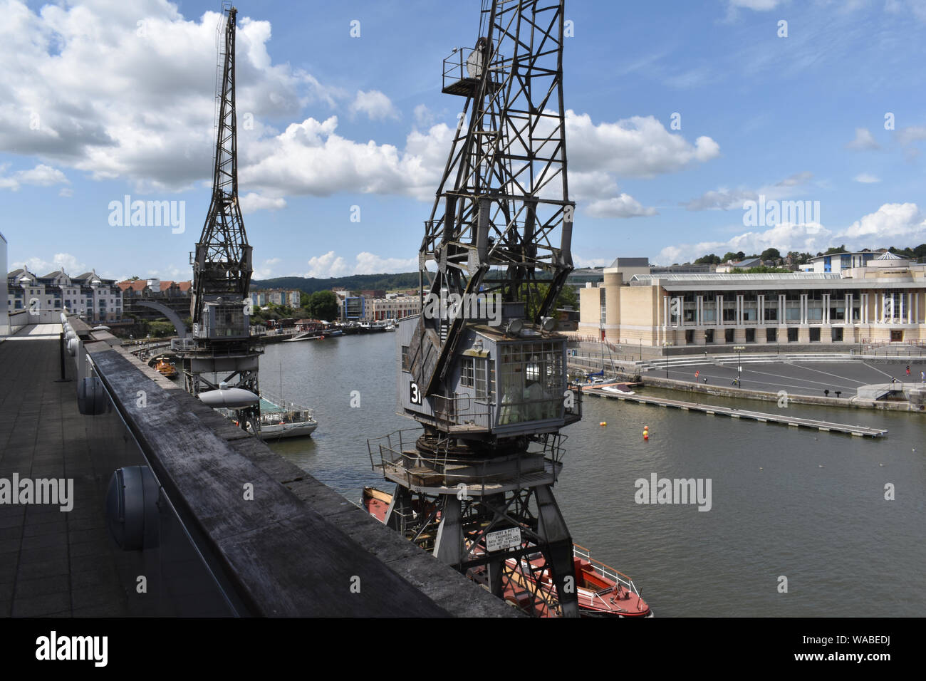 Dock di Bristol, Regno Unito Foto Stock