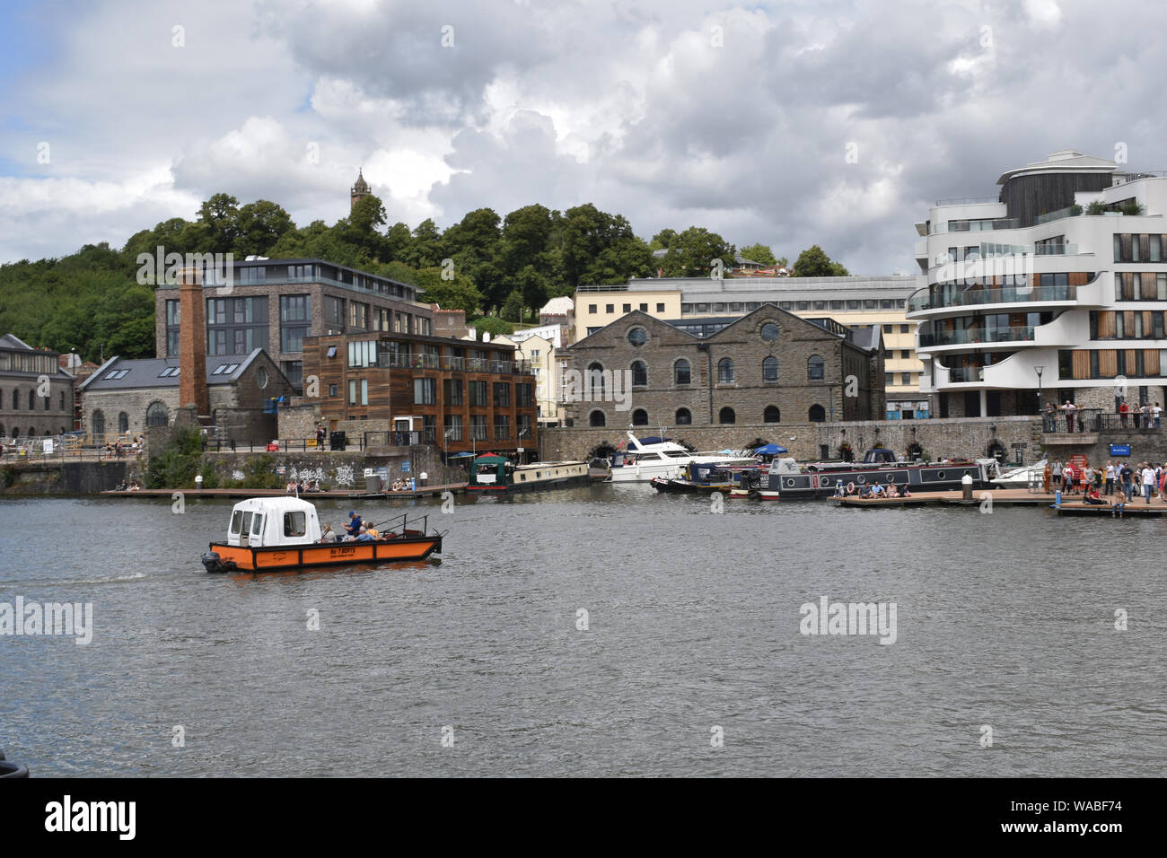 Dock di Bristol, Regno Unito Foto Stock