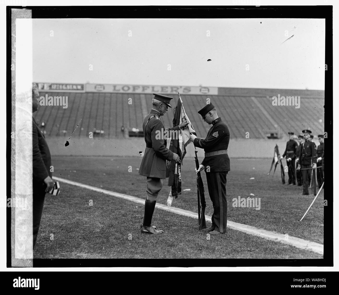 Esercizio competitivo di alta scuola di cadetti (bianco), 6/2/25 Foto Stock