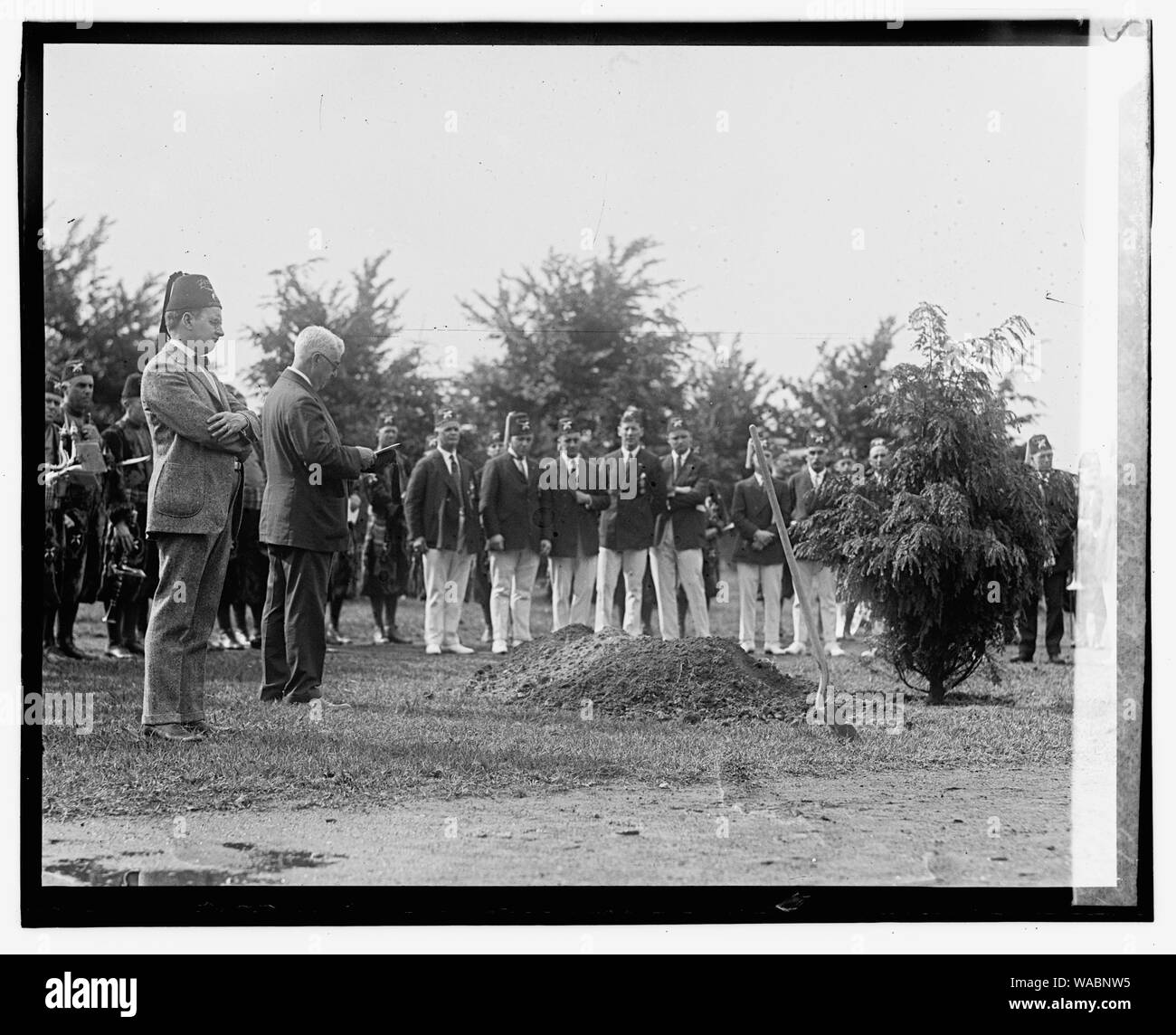 Cong. Snyder di N.Y. piantagione memorial tree in Potomac Park, 6/7/23 Foto Stock