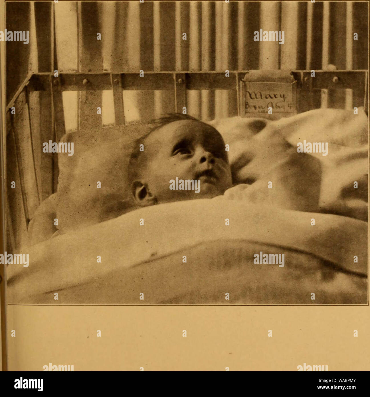 'New York Nursery e bambino's Hospital Relazione Annuale" (1910) Foto Stock
