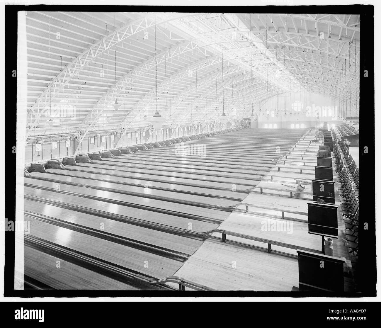 Sala convegni: Bowling al di sopra del Nord Mercato Liberty Foto Stock