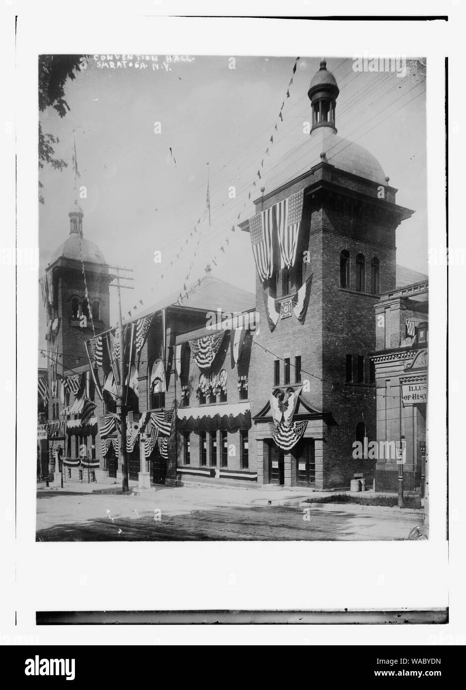 Convention Hall, Saratoga, N.Y. Foto Stock