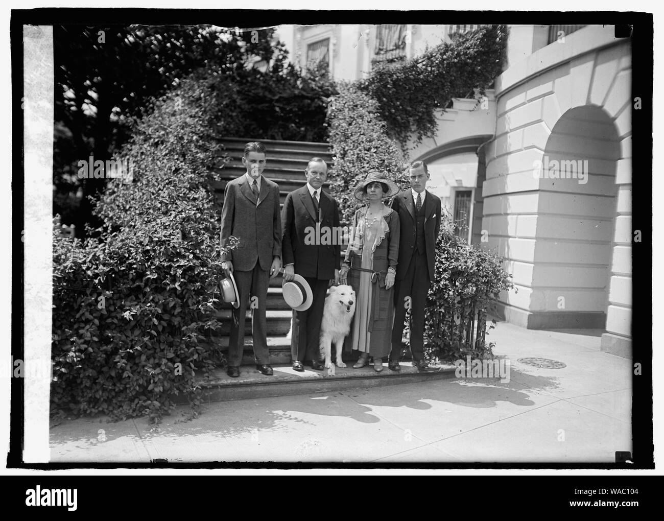 Coolidge & family, 6/30/24 Foto Stock