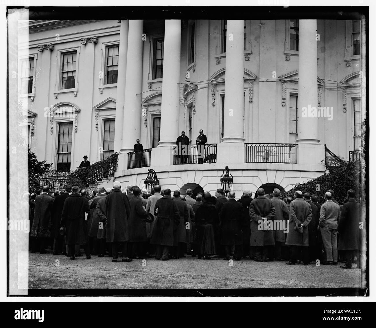 Coolidge convenzione di indirizzamento del traffico degli uomini a W.H., 12/16/24 Foto Stock