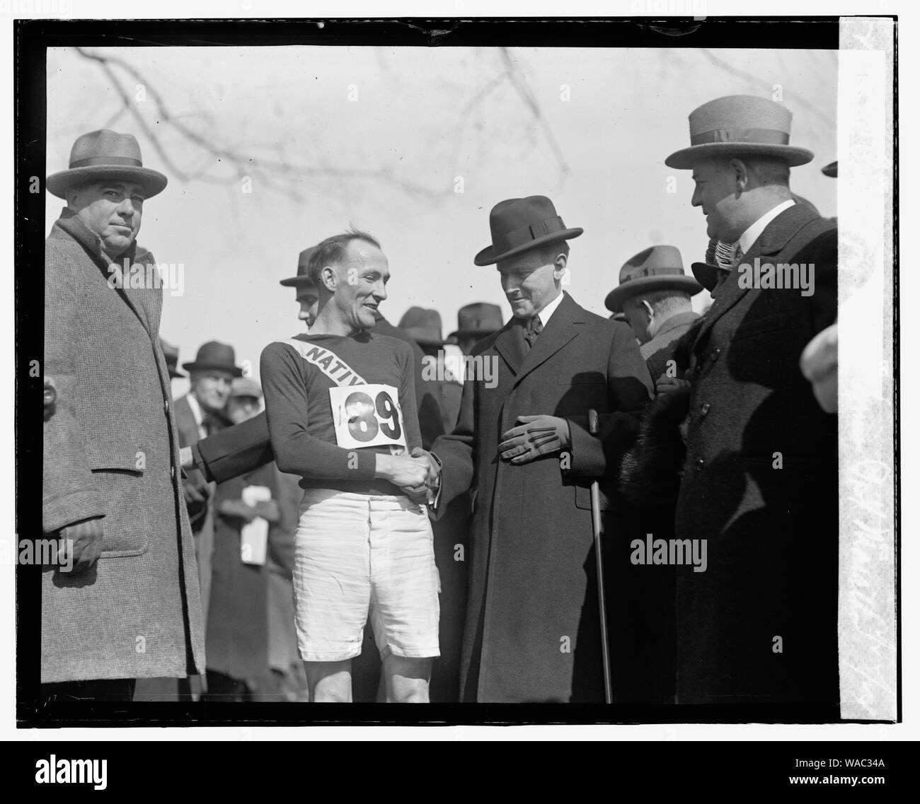 Coolidge con vincitore Post maratona, 2/22/24 Foto Stock