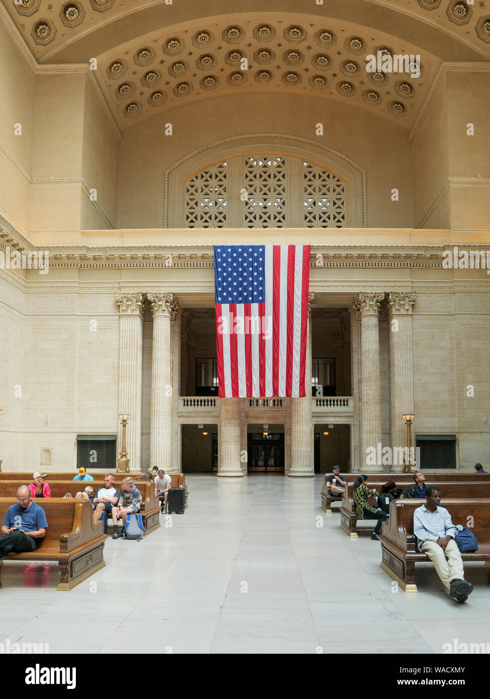 Ottima Camera, Union Station. Chicago, Illinois. Foto Stock