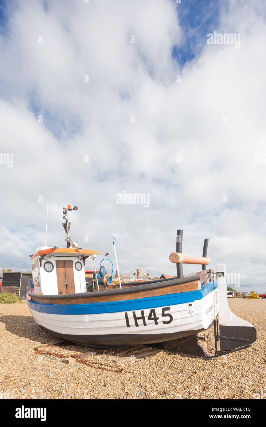 La città balneare di Aldeburgh sulla east coast Suffolk, Inghilterra, Regno Unito Foto Stock