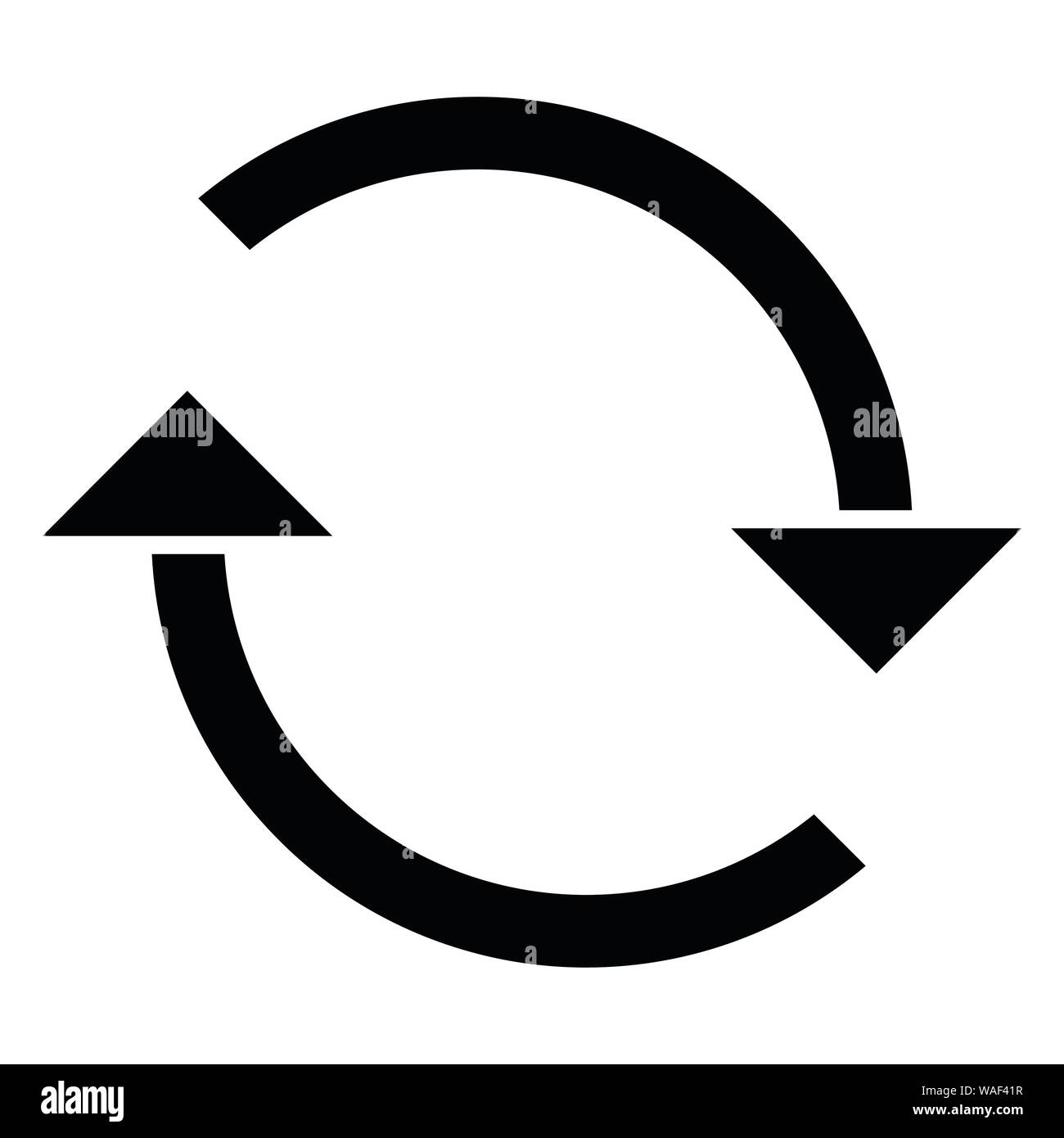 Icona Aggiorna. Icona di ricarica vettore. Icona Aggiorna . Uso perfetto per il sito web, design pattern, ecc. Illustrazione Vettoriale