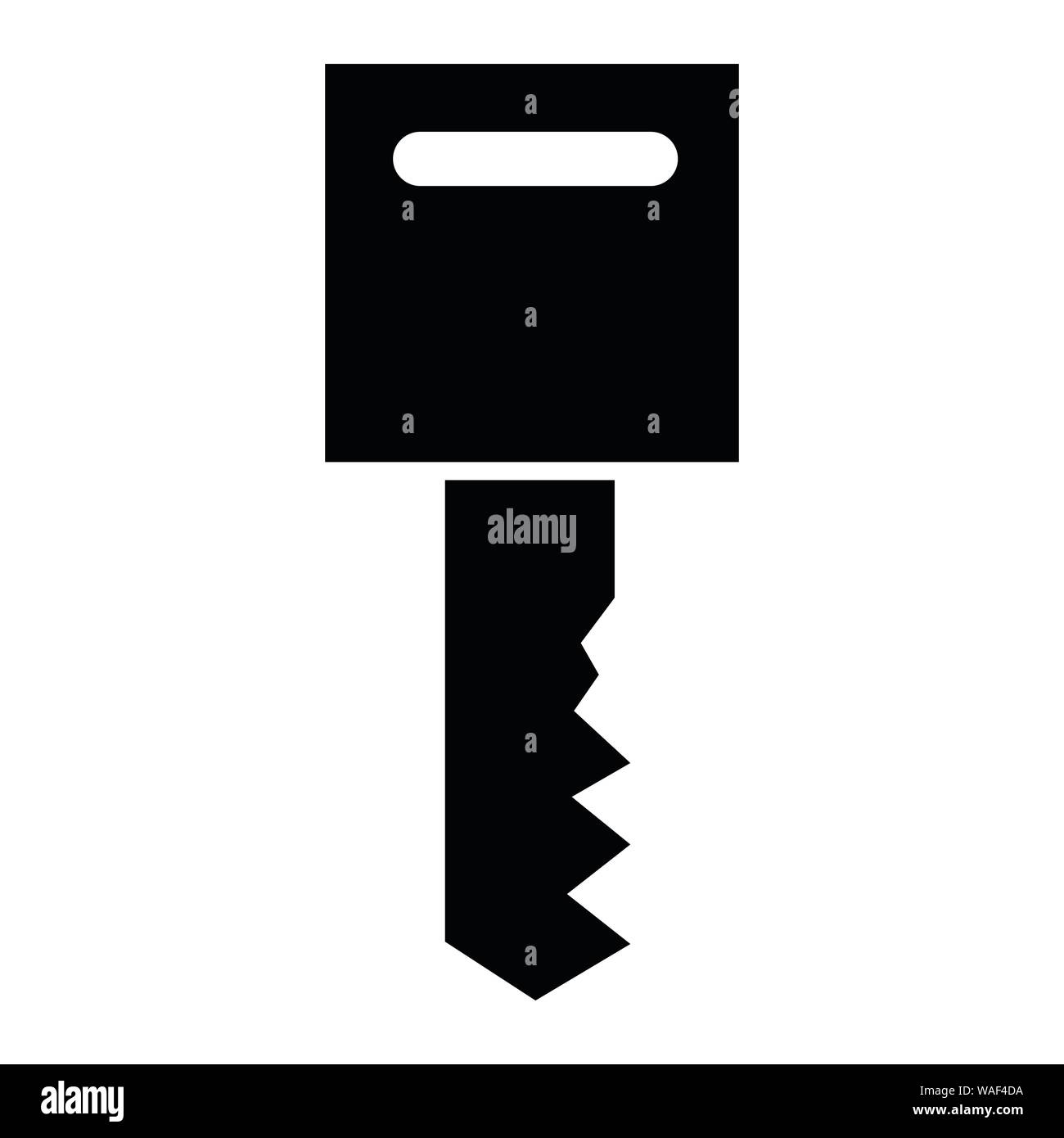 Il tasto home il simbolo di blocco password di simbolo Illustrazione Vettoriale