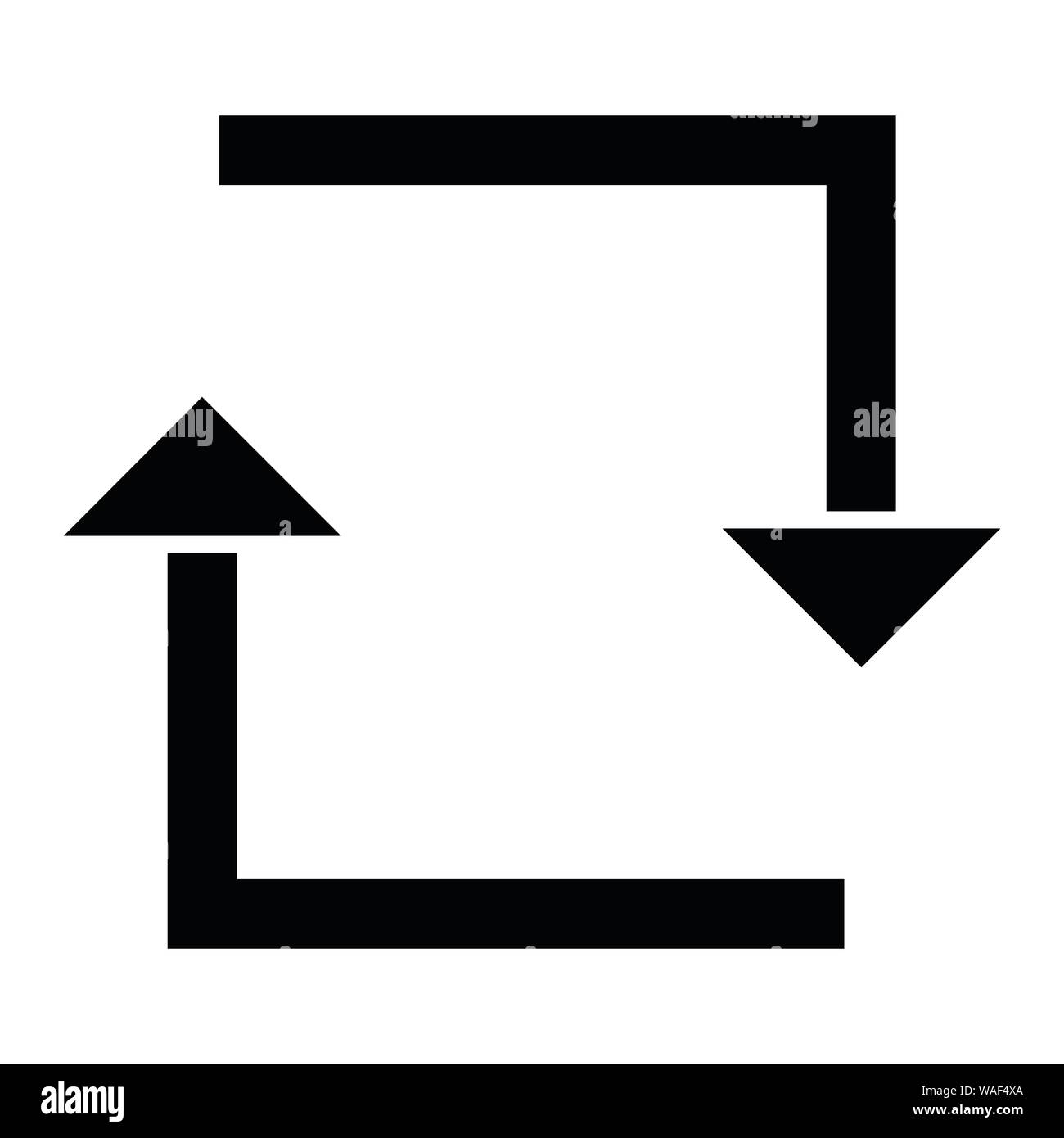 Icona Aggiorna. Icona di ricarica vettore. Icona Aggiorna . Uso perfetto per il sito web, design pattern, ecc. Illustrazione Vettoriale