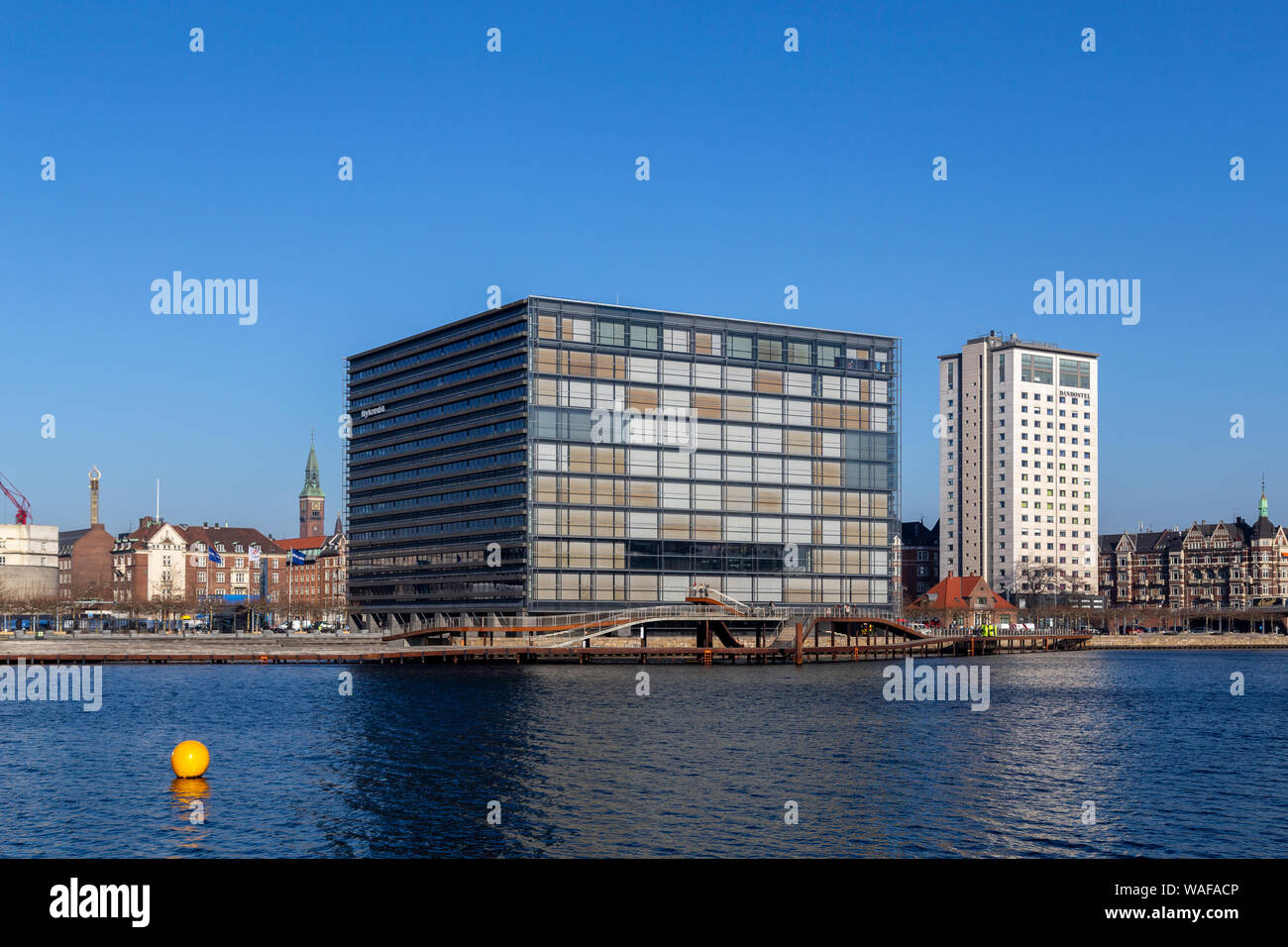 Nykredit edifici di Copenhagen, Danimarca Foto Stock