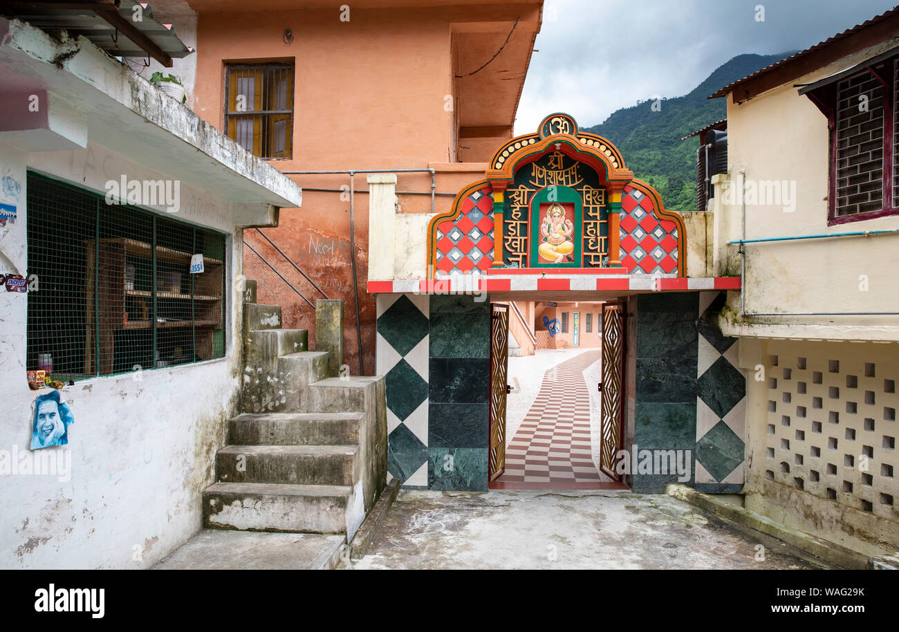 Babaji è un ashram in Valle di Hairakhan, in India del nord Foto Stock