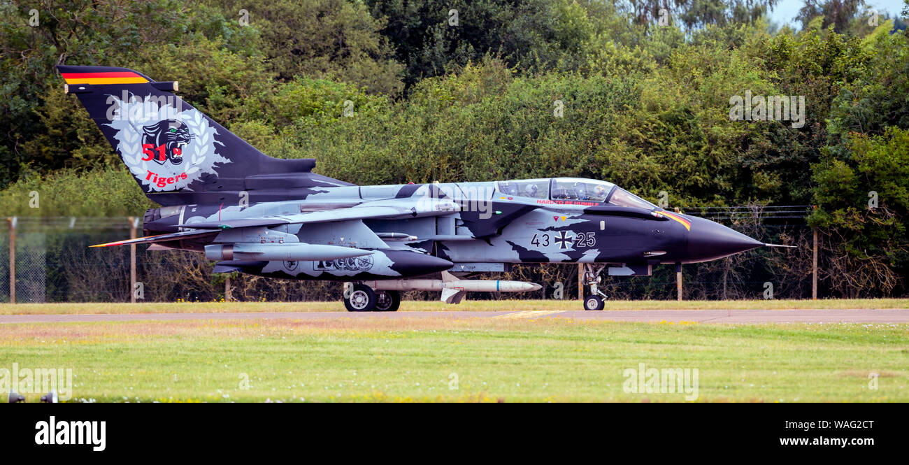 German Air Force Tornado al Royal International Air Tattoo 2019 Foto Stock