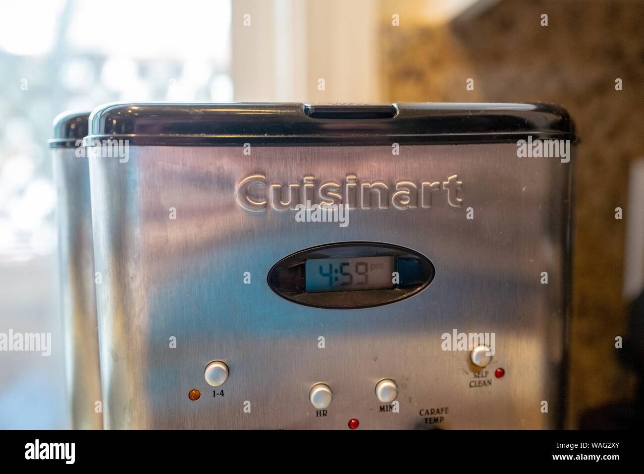 Close-up di caffè con logo per Cuisinart attrezzature da cucina marca, Agosto 19, 2019. () Foto Stock