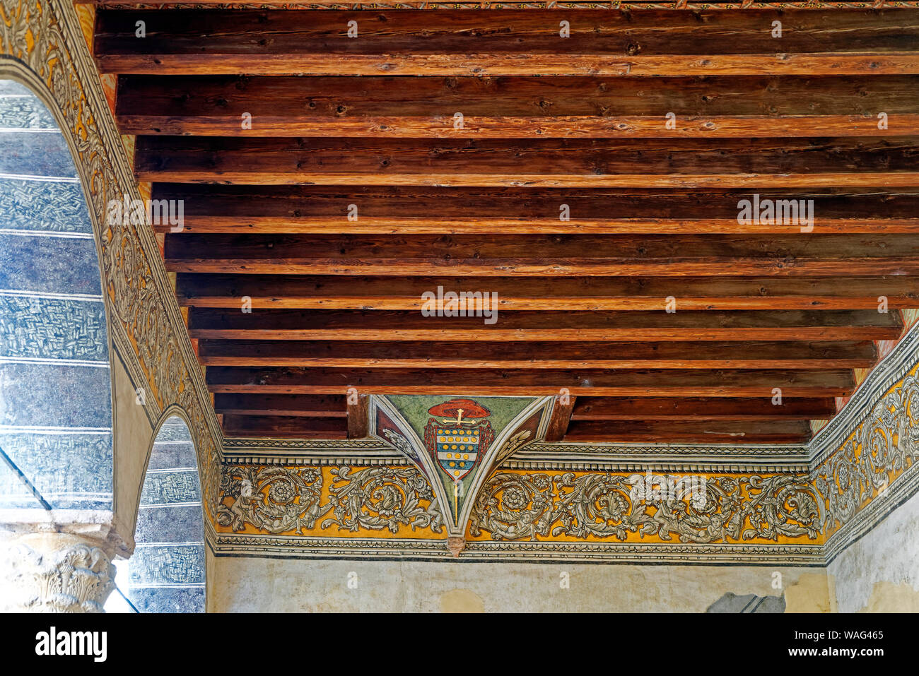 Palast, kirchlich, Wandmalerei, Verona Italien (Italia), 30077081 Foto Stock