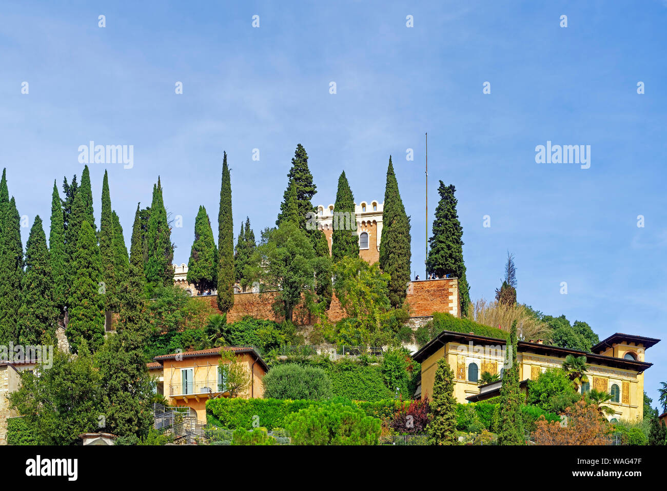 Castel San Pietro, Verona Italien (Italia), 30077109 Foto Stock
