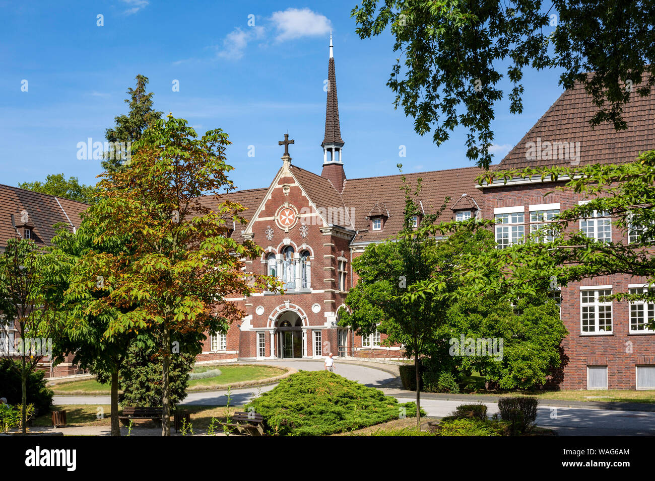 Accademico, architettura, vista esterna, campo di registrazione, edificio, DE, DEU, Germania, Dusseldorf, Europa, protestante, il colore di stampa foto, stampa a colori, a colori Foto Stock