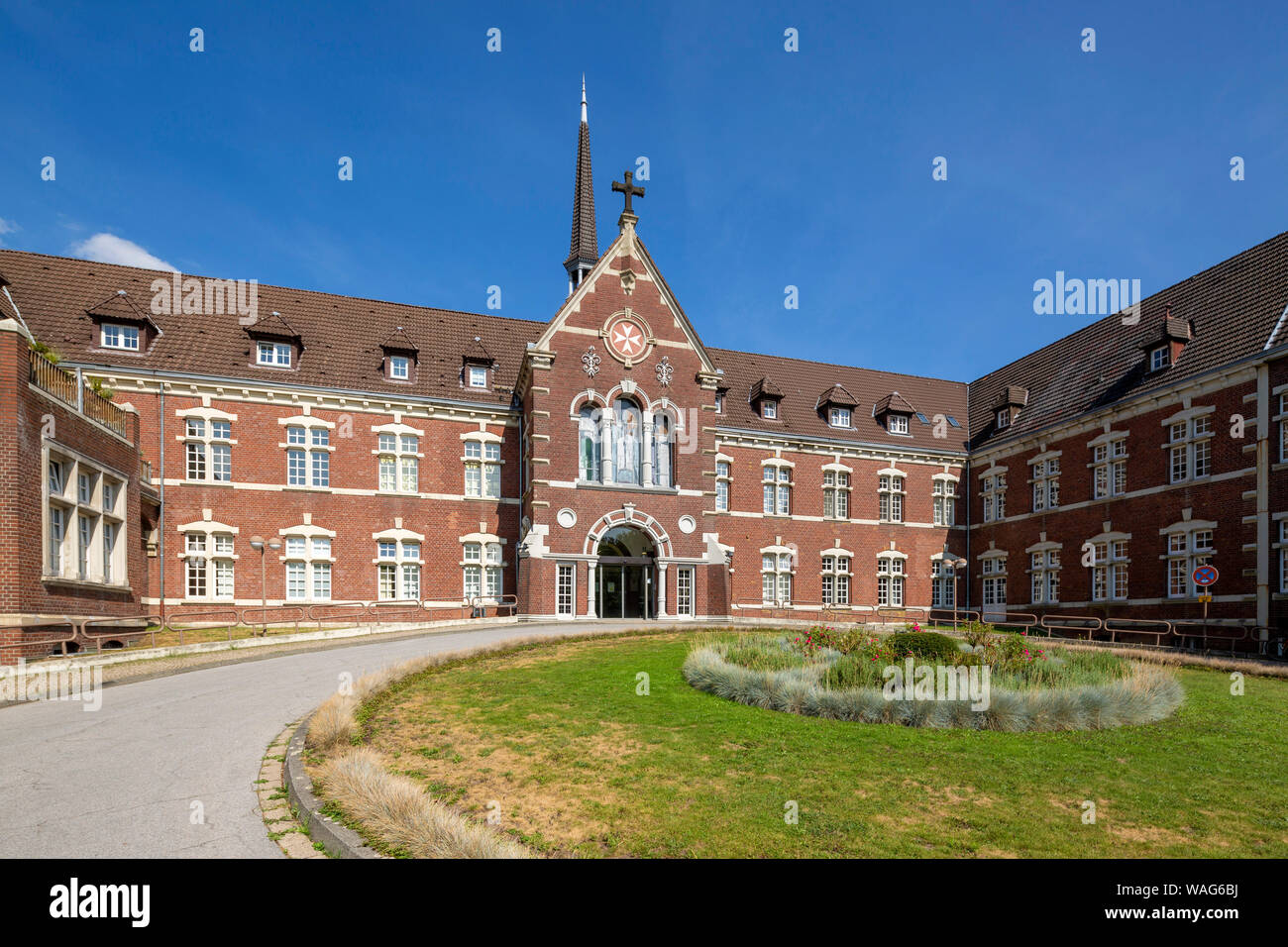 Accademico, architettura, vista esterna, campo di registrazione, edificio, DE, DEU, Germania, Dusseldorf, Europa, protestante, il colore di stampa foto, stampa a colori, a colori Foto Stock