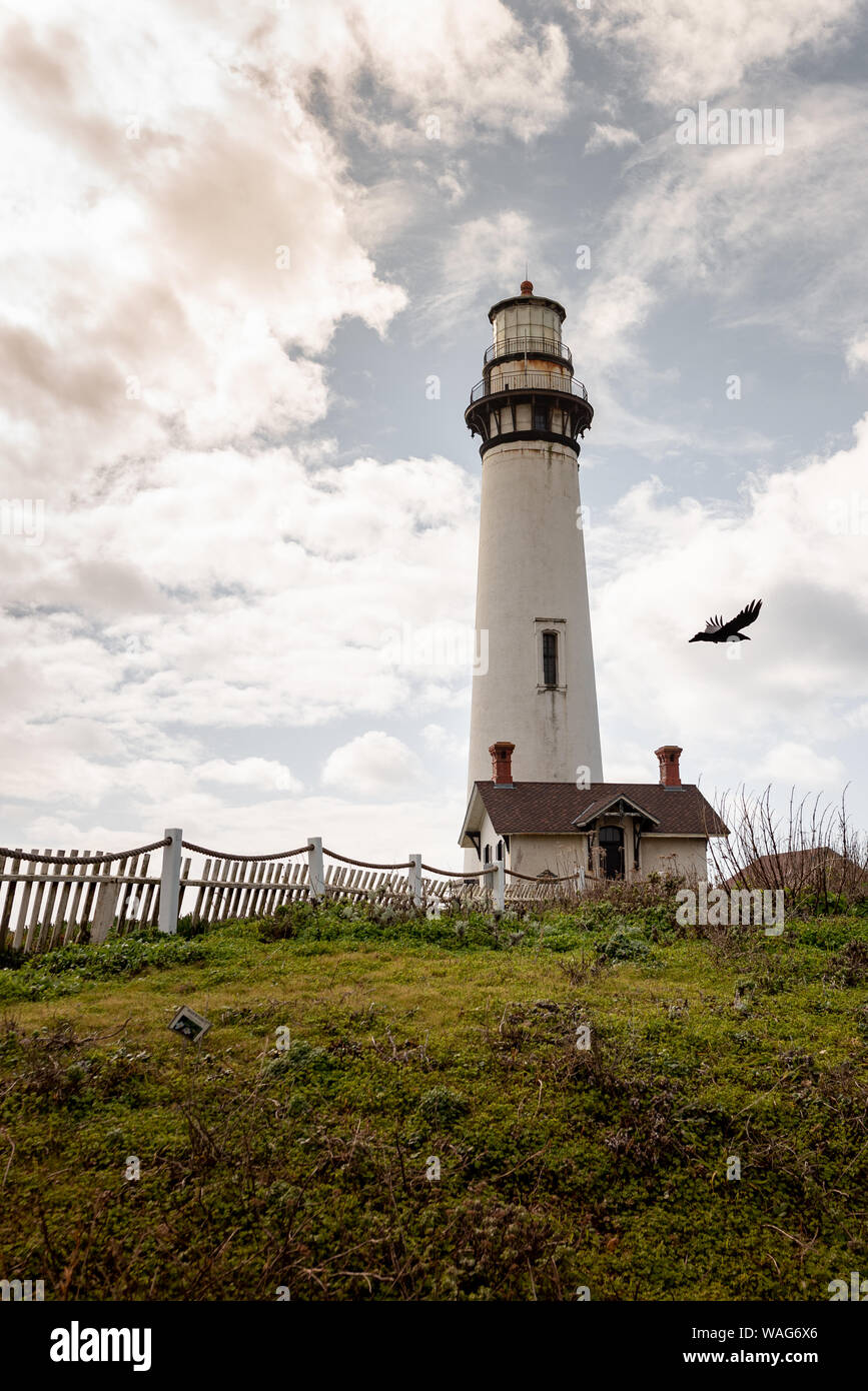 Pigeon Point Lighthouse è un faro in California Foto Stock