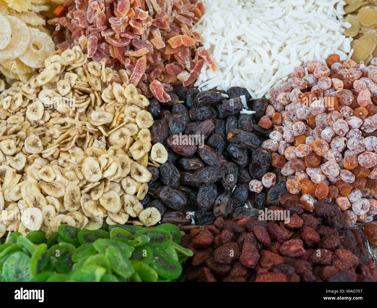 Frutta secca in Turchia Mercati Foto Stock