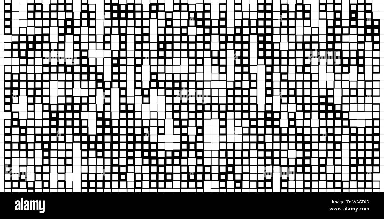 Abstract colorful canvas geometrica quadrata seamless sfondo pattern Foto Stock