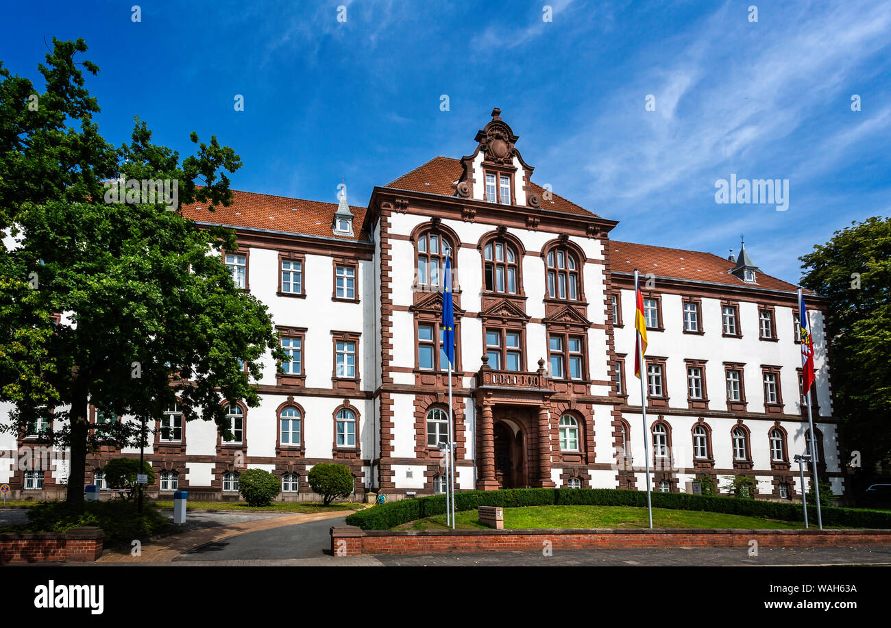 Dipartimento di giustizia, uguaglianza e integrazione a Kiel. Germania il 25 Luglio 2019 Foto Stock