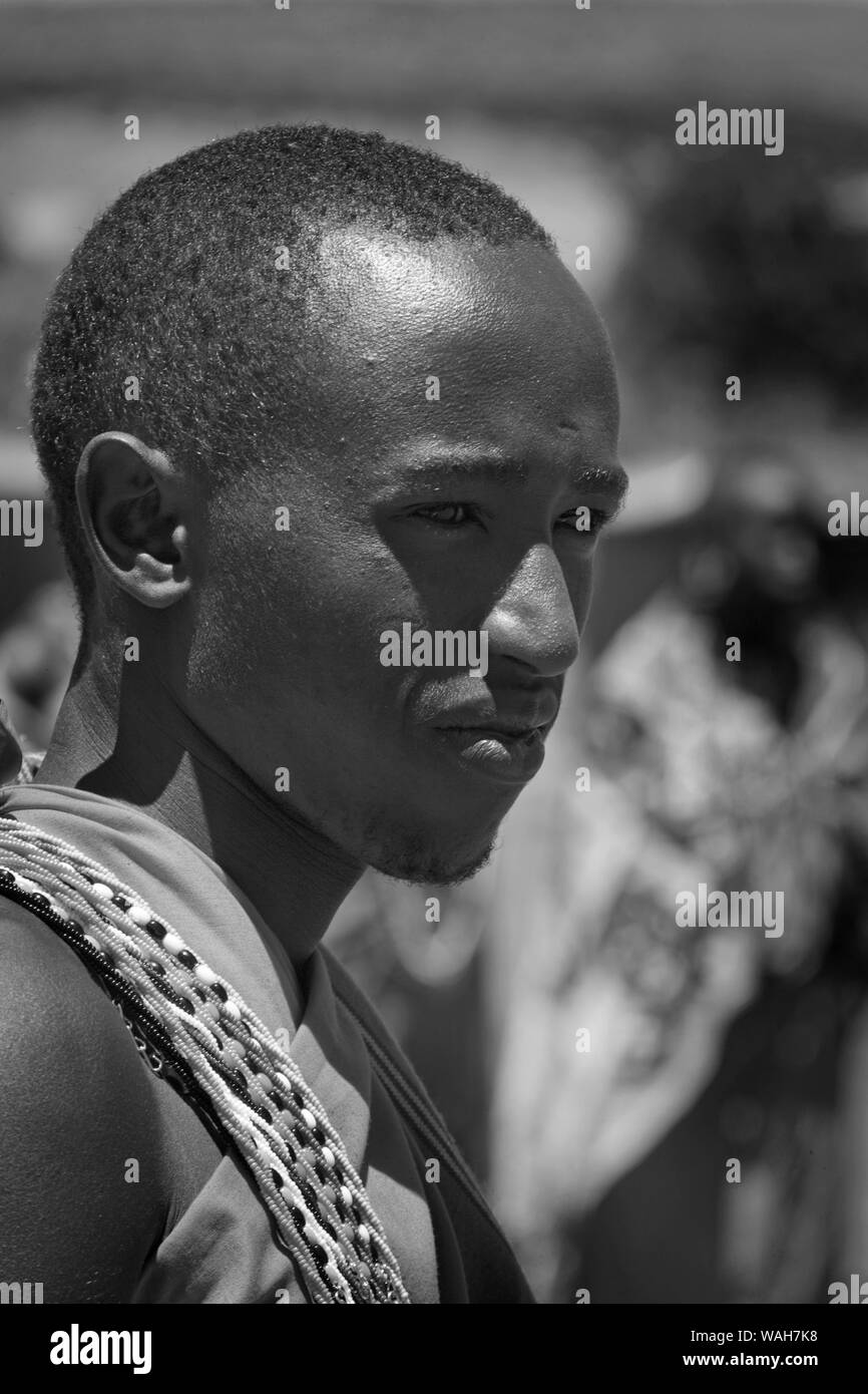 Popolo Maasai, Kenya, Africa orientale Foto Stock