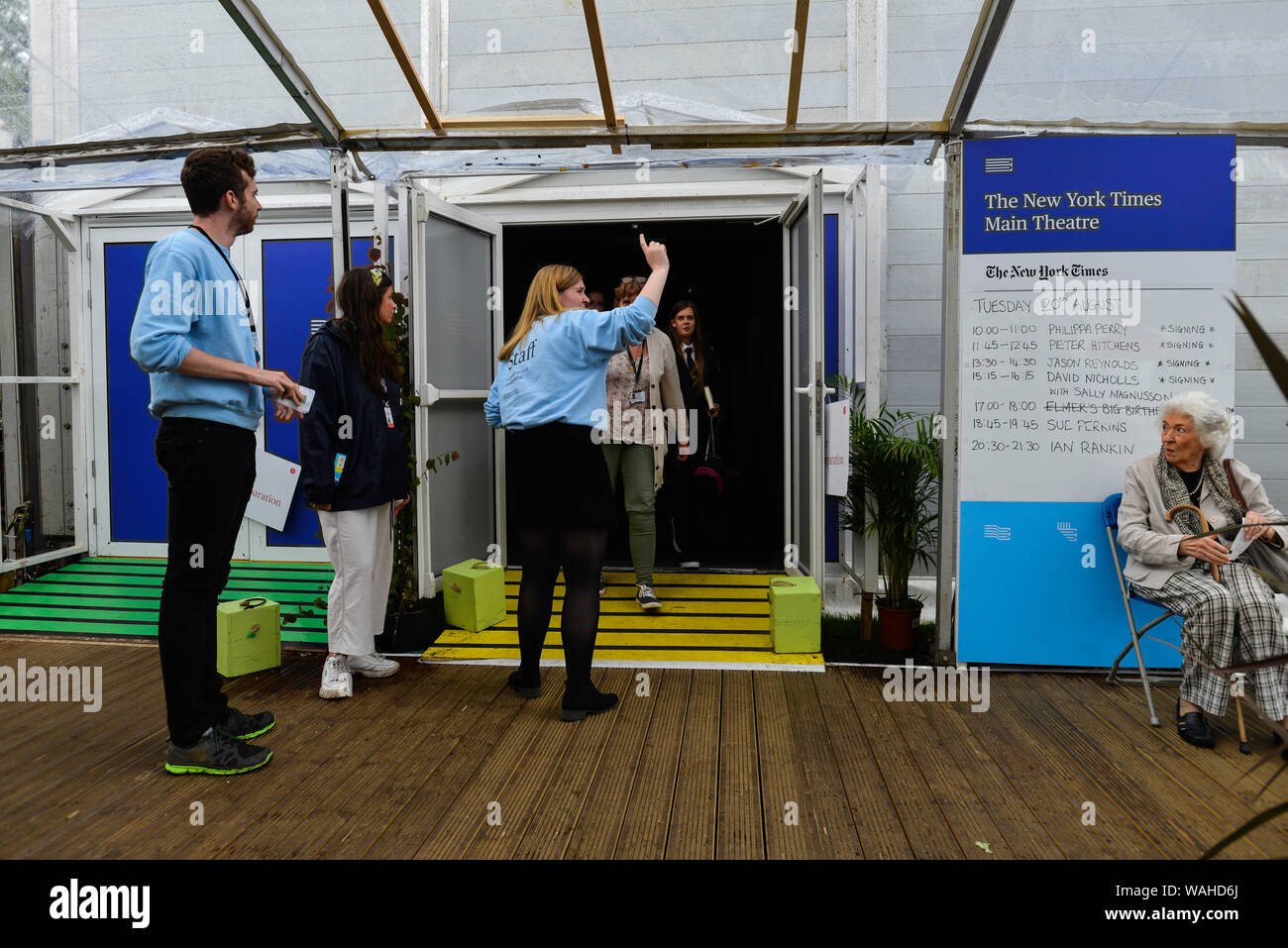 L'Edinburgh International Book Festival 2019 Foto Stock