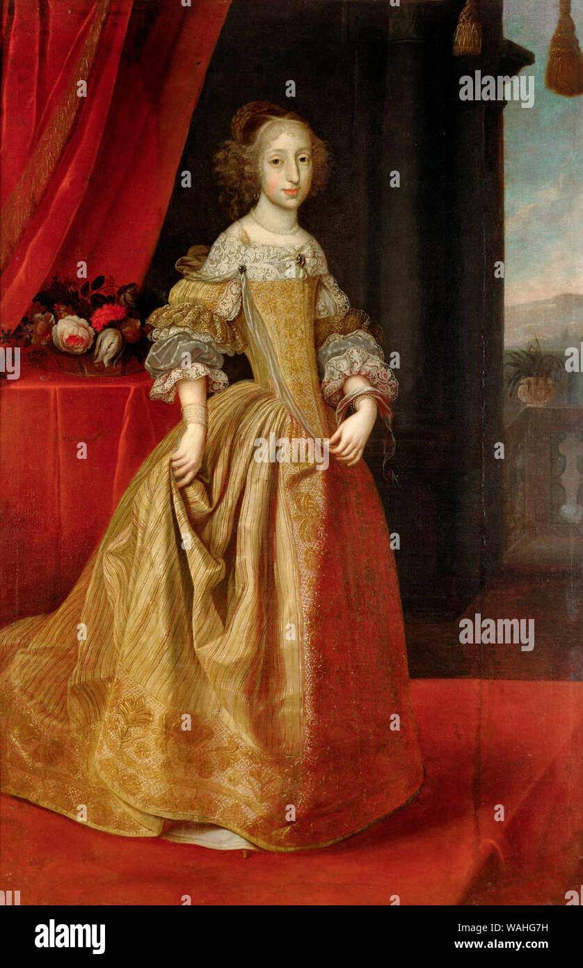 L'arciduchessa Maria Antonia (1669-1692) - Benjamin von Blocco, 1684 Foto Stock