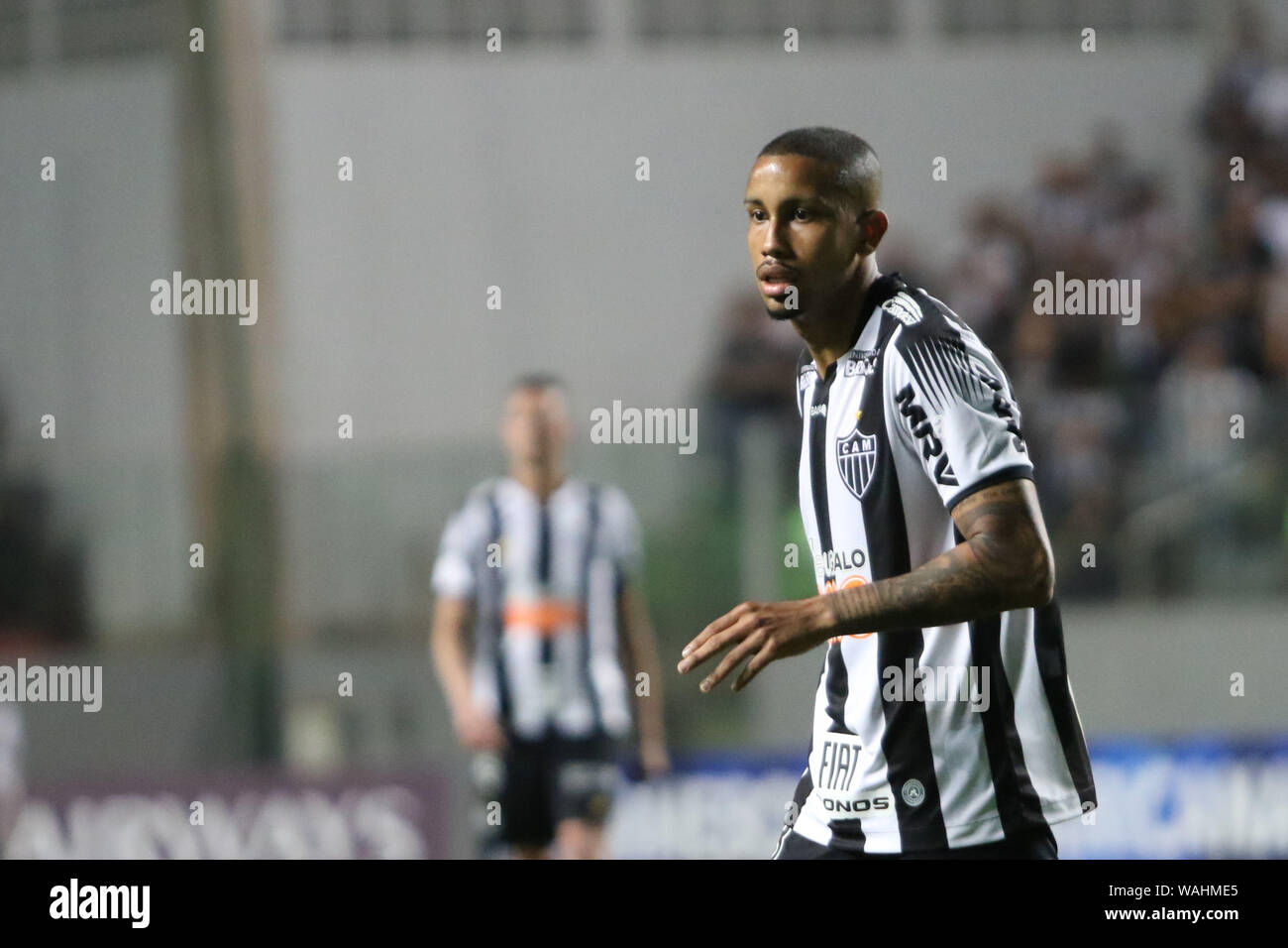 Belo Horizonte, Brasile. 20 agosto 2019. Atlético Mineiro&#3Jair durinuring Atletico vs La Equidad match validi per i quarti di finale della Sudamericana, a Arena IndeIndependência, in Belo Horizonte, MG. Credito: Doug Patrício/FotoArena/Alamy Live News Foto Stock