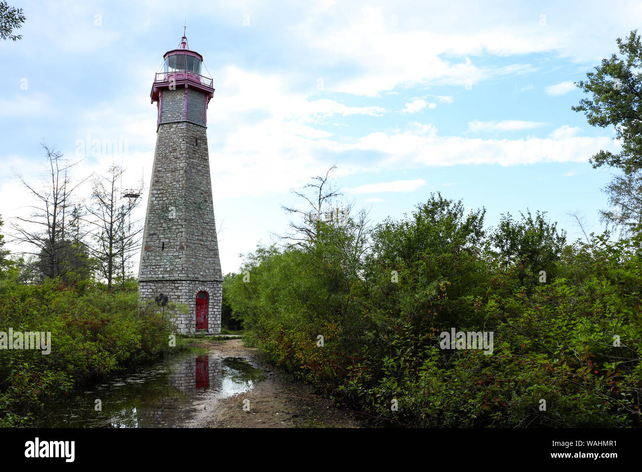 Gibraltar Point lighthouse a Toronto Foto Stock