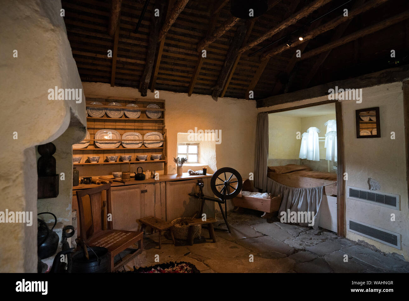 Luogo di nascita di Scozia il poeta nazionale Robert Burns Foto Stock