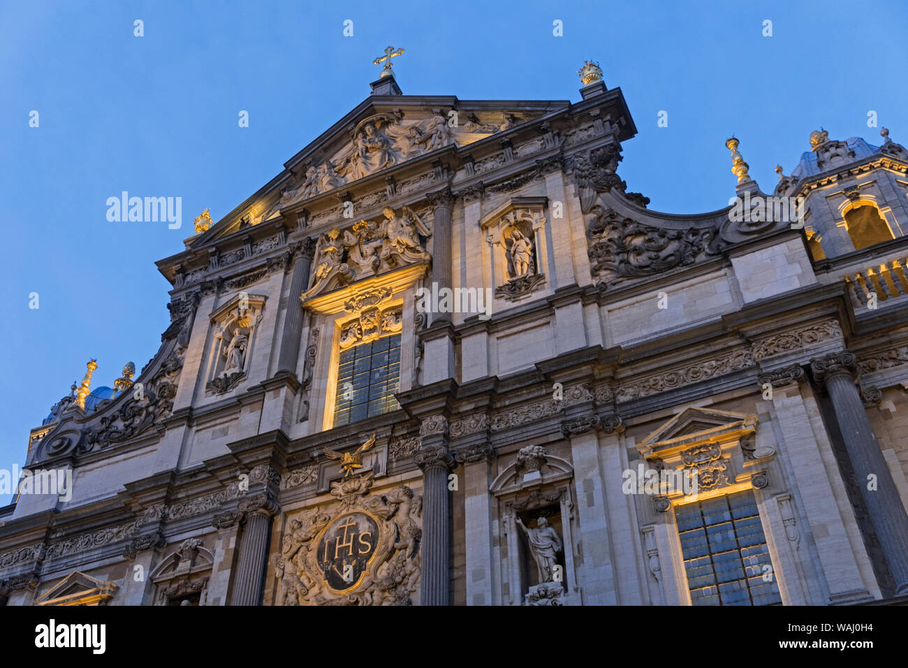 San Carlo Borromeo Chiesa Hendrik coscienza square Anversa in Belgio Foto Stock