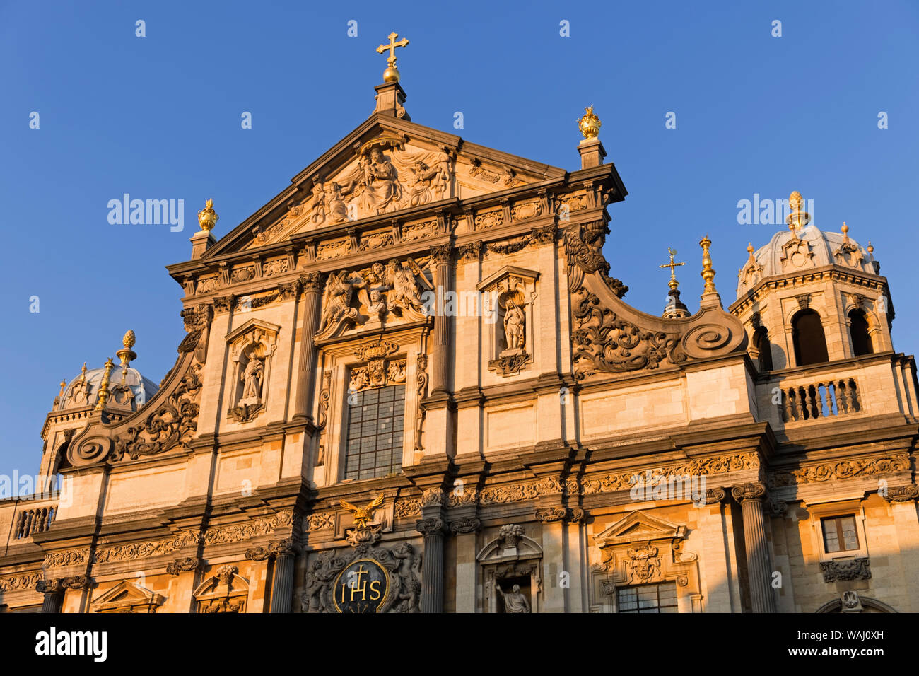 San Carlo Borromeo Chiesa Hendrik coscienza square Anversa in Belgio Foto Stock