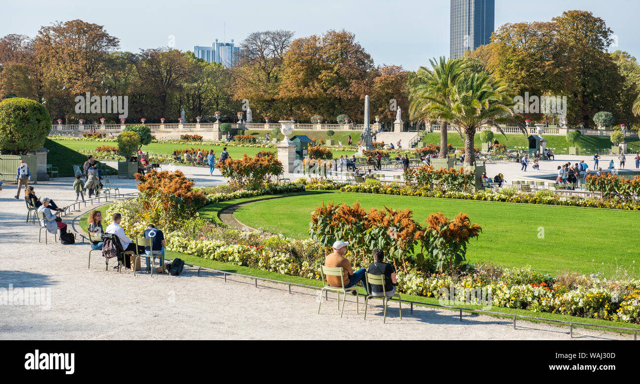 Luxembourg Garden Jardin du Luxembourg Il 29 ottobre 2019, Parigi, Francia Foto Stock