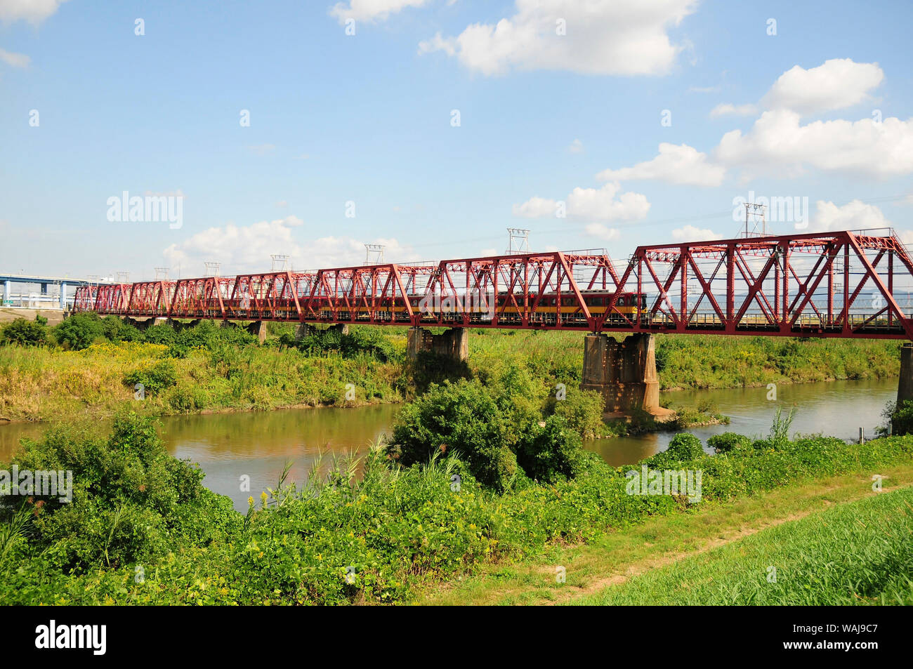Limited Express sul ponte di ferro Foto Stock