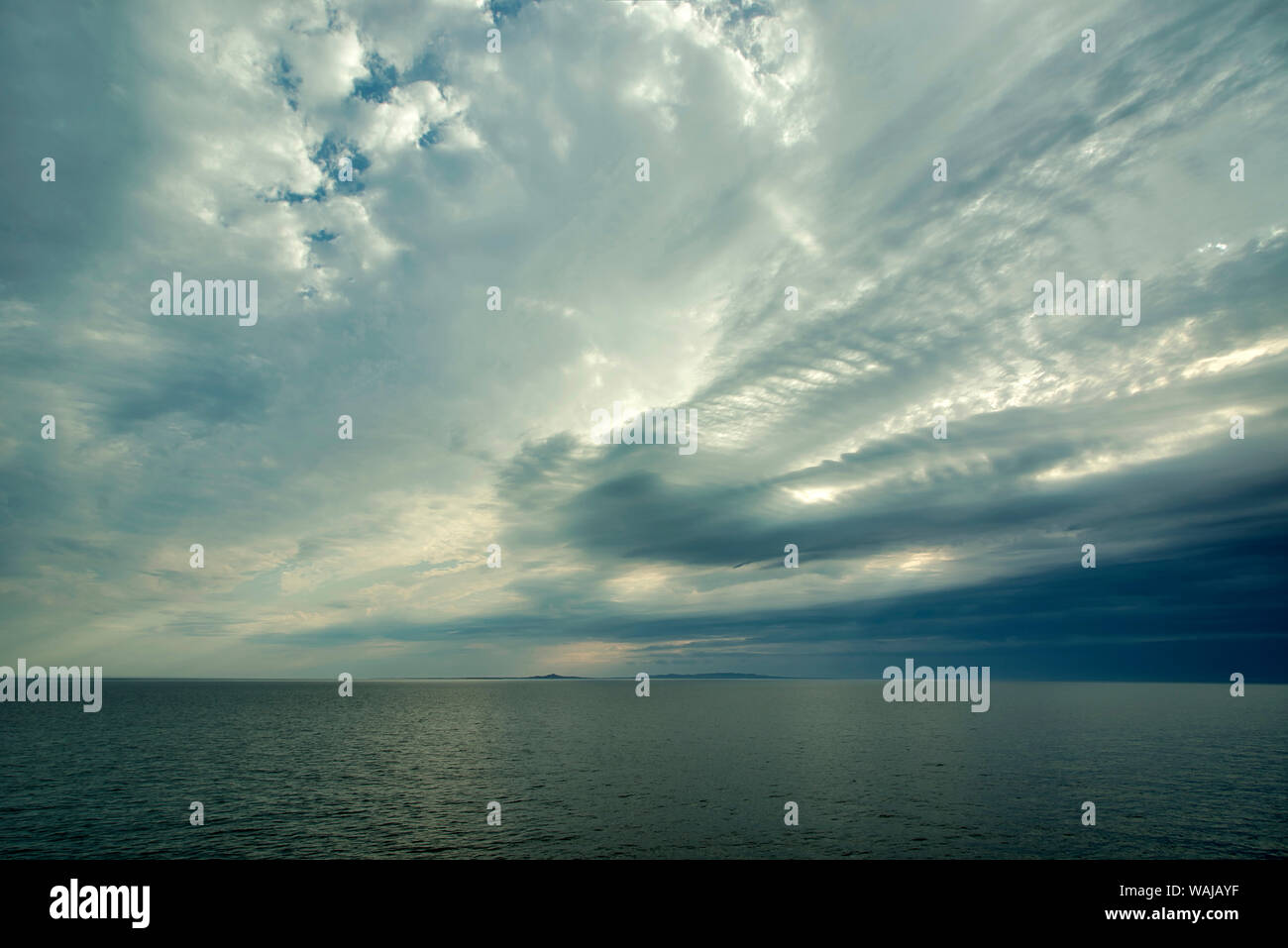 Canada Quebec, Iles-de-la-Madeleine. In mare aperto, vista di Ile d'Entree Foto Stock