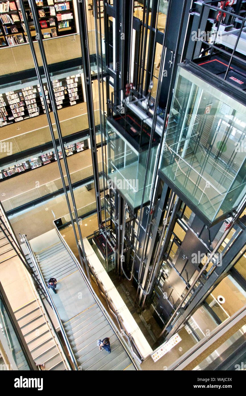 Canada, Montreal. Bibliotheque et Archives nationales du Québec (Biblioteca e Archivi Nazionali del Québec). (Solo uso editoriale) Foto Stock