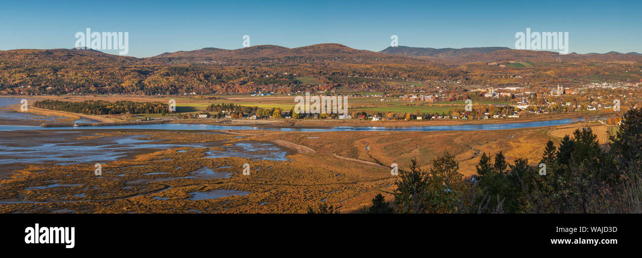 Canada Quebec, Baie St-Paul. Vista in elevazione Foto Stock