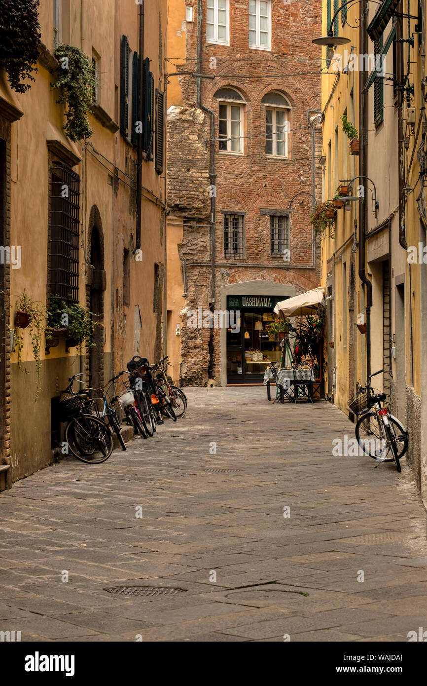 L'Italia, Lucca street. Foto Stock