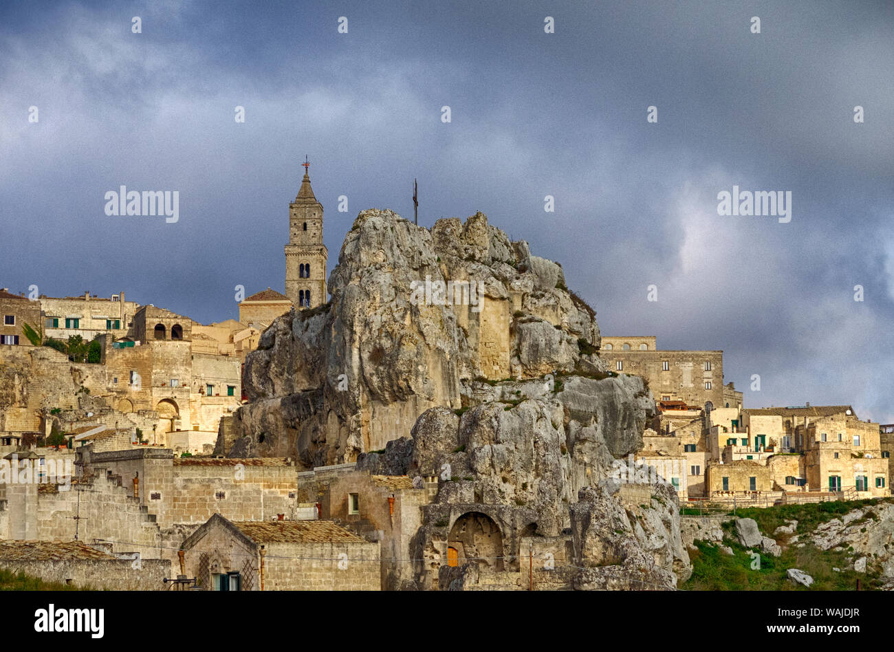 La Chiesa di Santa Maria de Idris chiesa, una chiesa cattolica romana come si vede dal retro. Foto Stock