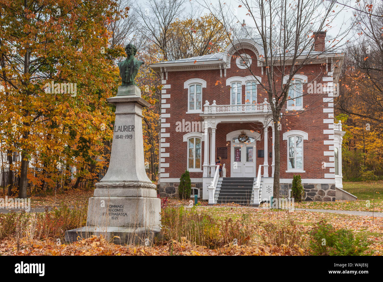 Canada Quebec, Victoriaville. Maison Sir Wilfrid Laurier, ex casa del il primo ministro canadese Foto Stock