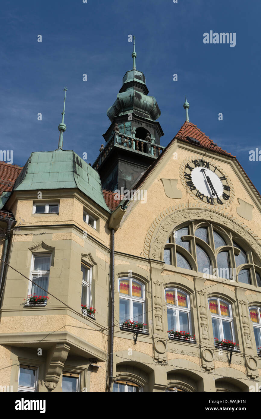 Il Municipio, Ptuj, Slovenia. Foto Stock