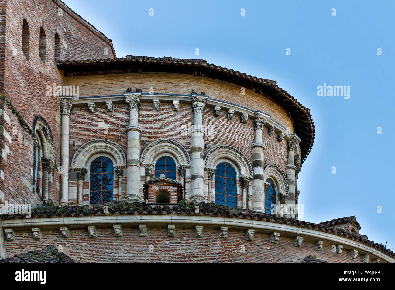 Francia, Toulouse. Basilica di San Sernin. Foto Stock