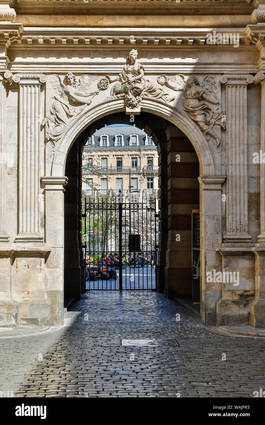 Francia, Toulouse. Capitole de Toulouse (city hall e amministrazione) ingresso sincronizzato. Foto Stock