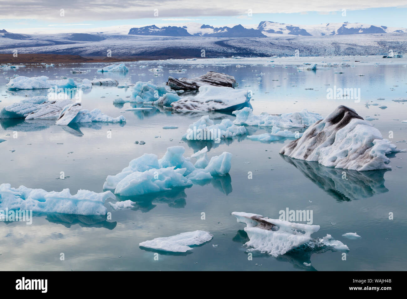 L'Islanda, Jokulsarlon iceberg Foto Stock