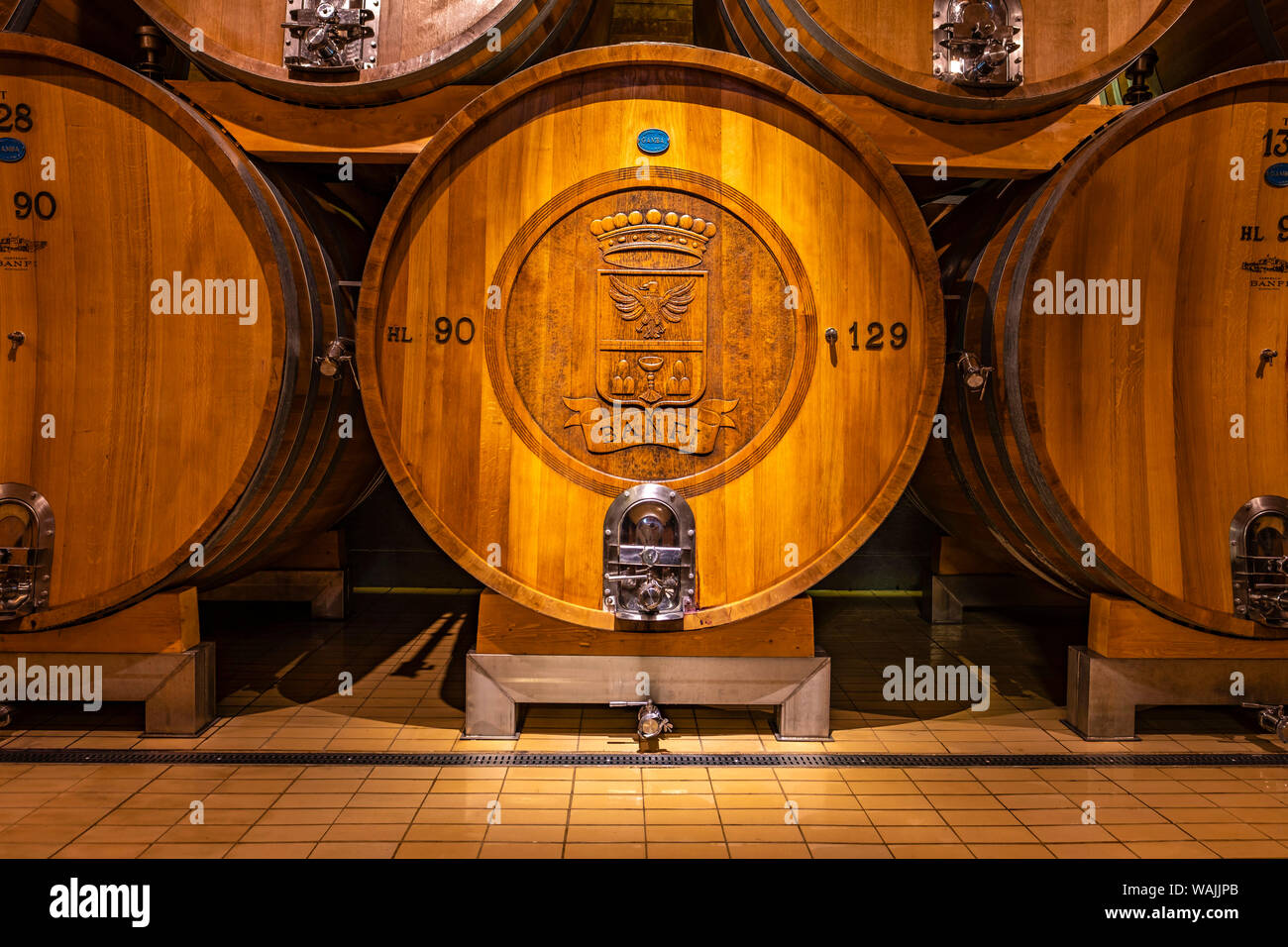botte per vino in acciaio